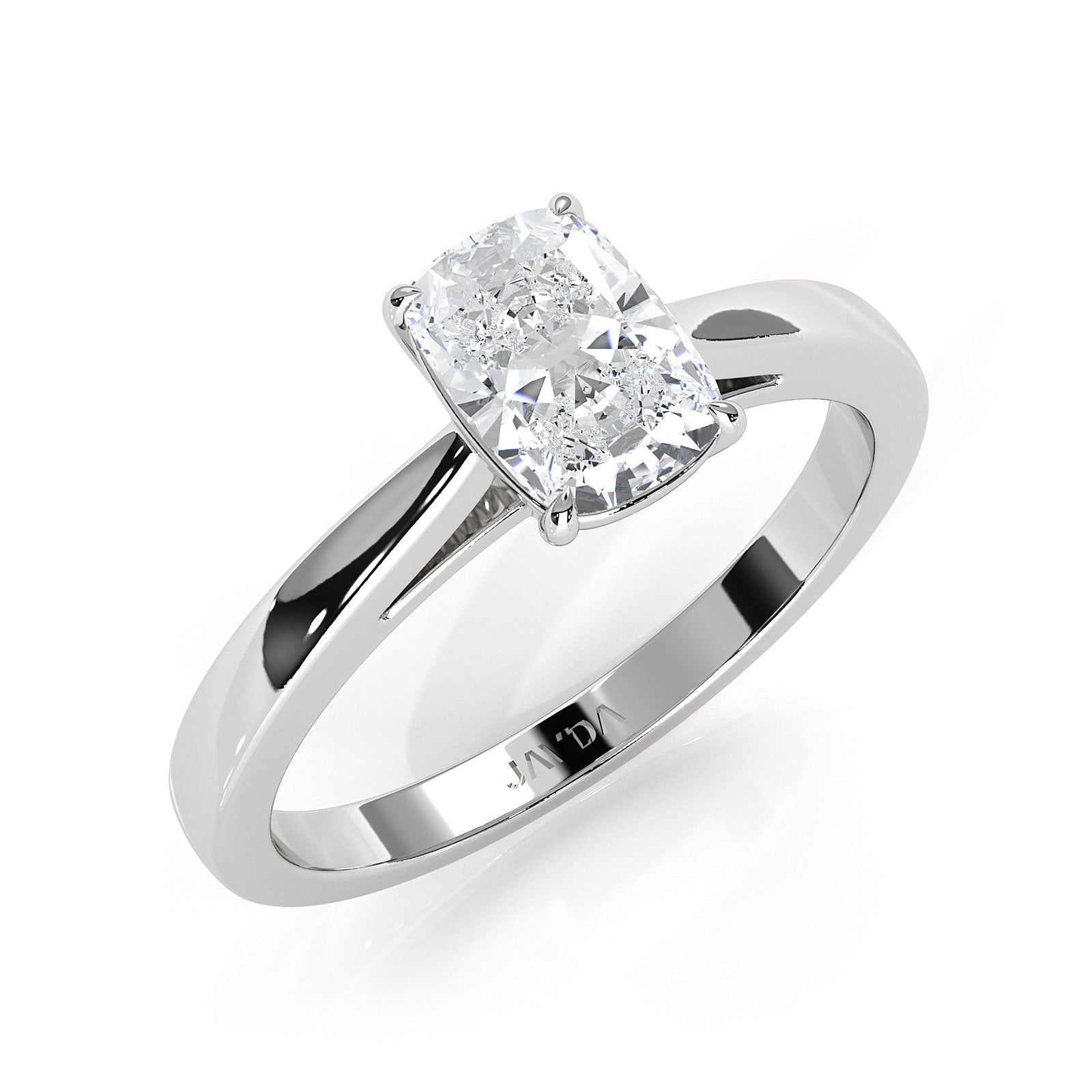 Lab Grown Diamond IGI Certified 4 Prong Solitaire Engagement Ring 4g Setting 1.00 Ctw.